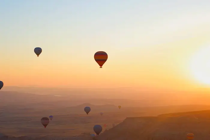 Hot air balloons